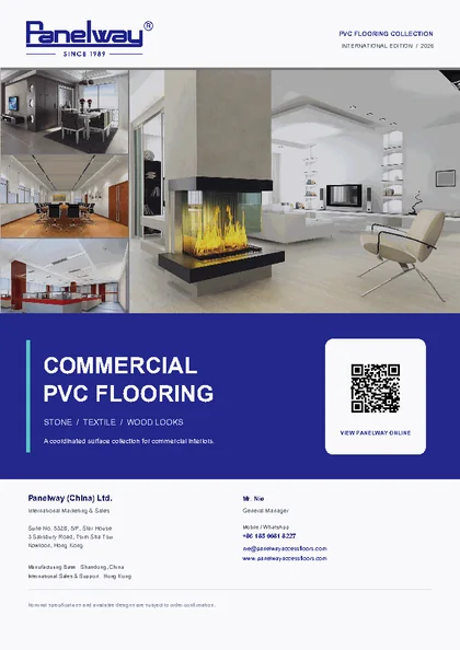 Panelway Commercial PVC Flooring catalogue cover