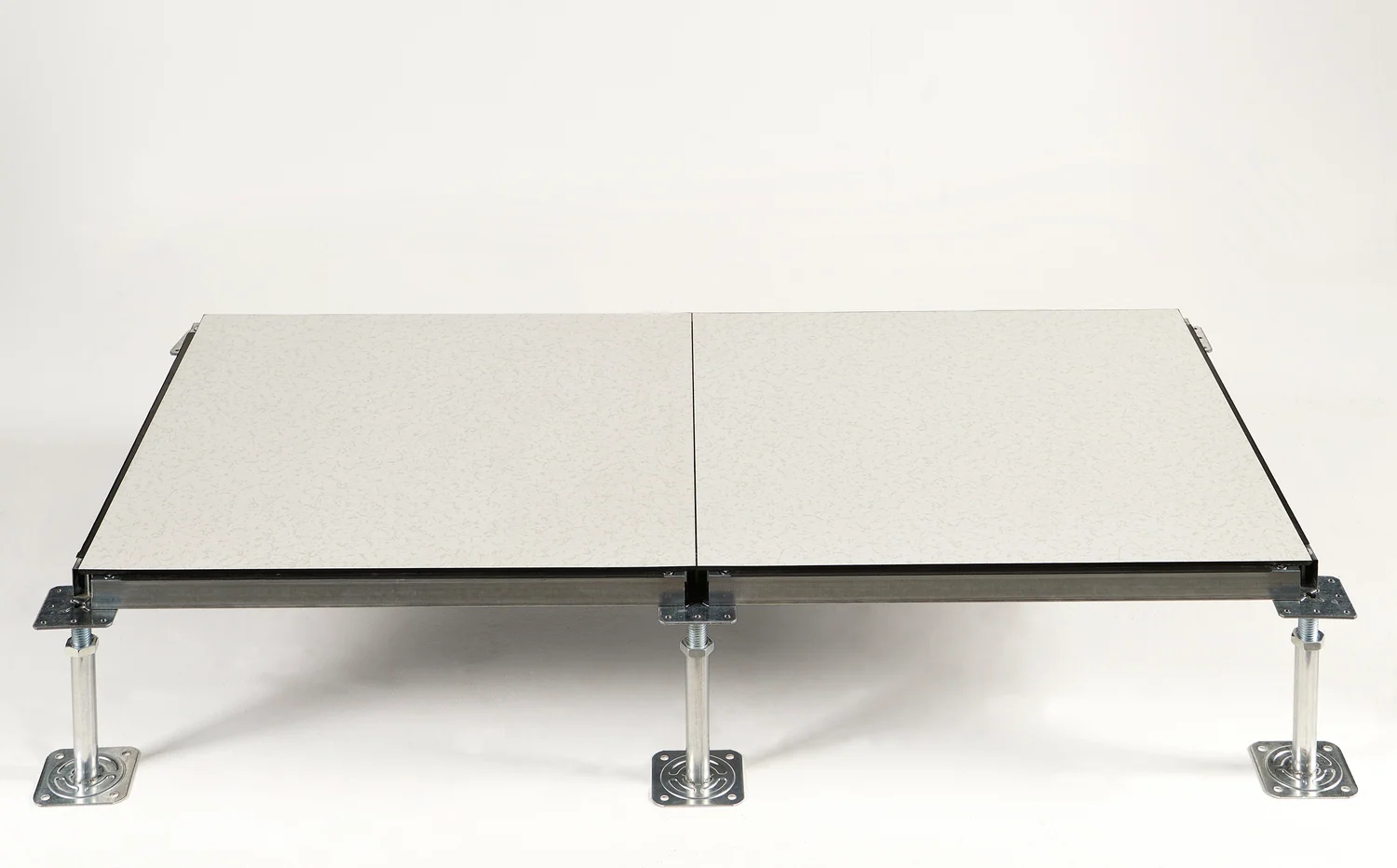 Actual Panelway raised floor product assembly